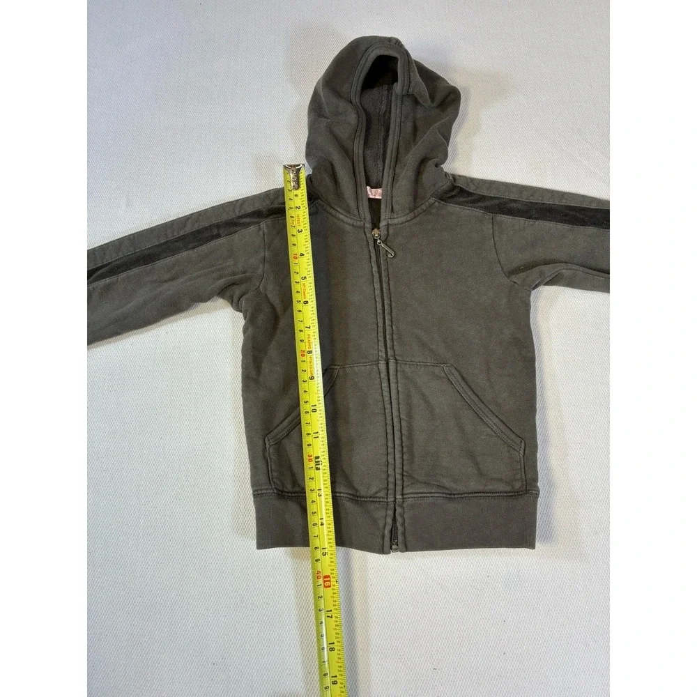 Vintage Juicy Couture Baby Girl Full Zip Hoodie Size 4 Gray Yo‎ Juicy Graphic